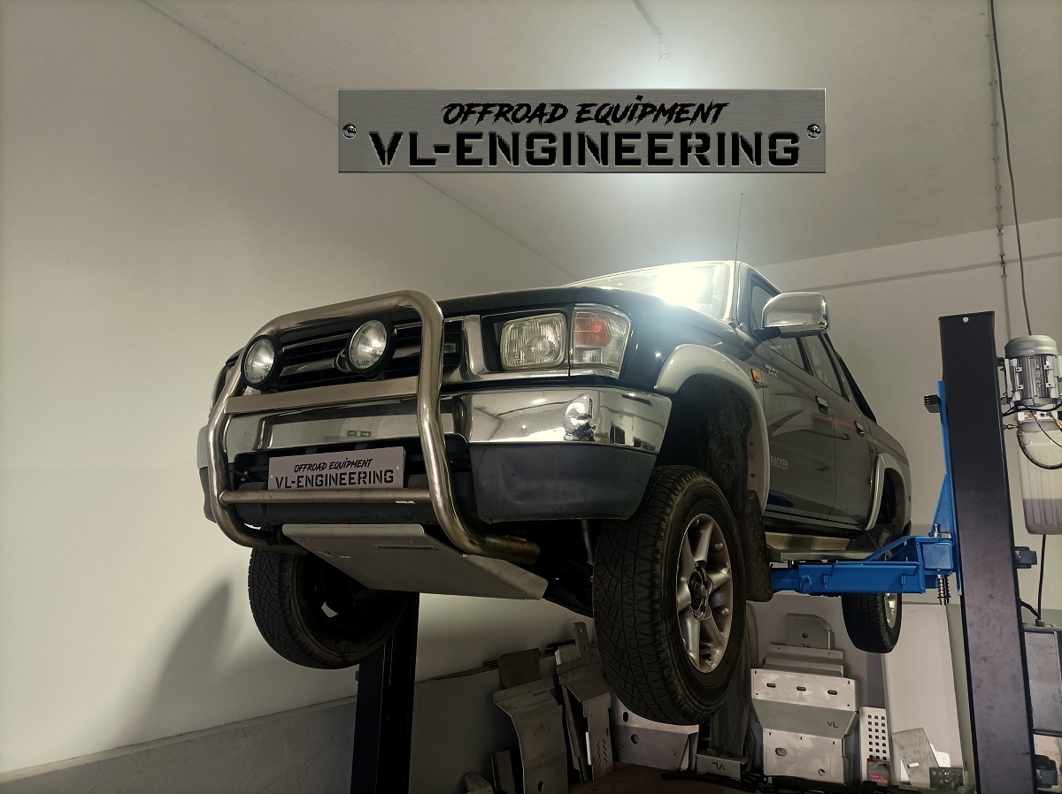 Kit de proteções para Hilux 98 a 2001 (3 peças)