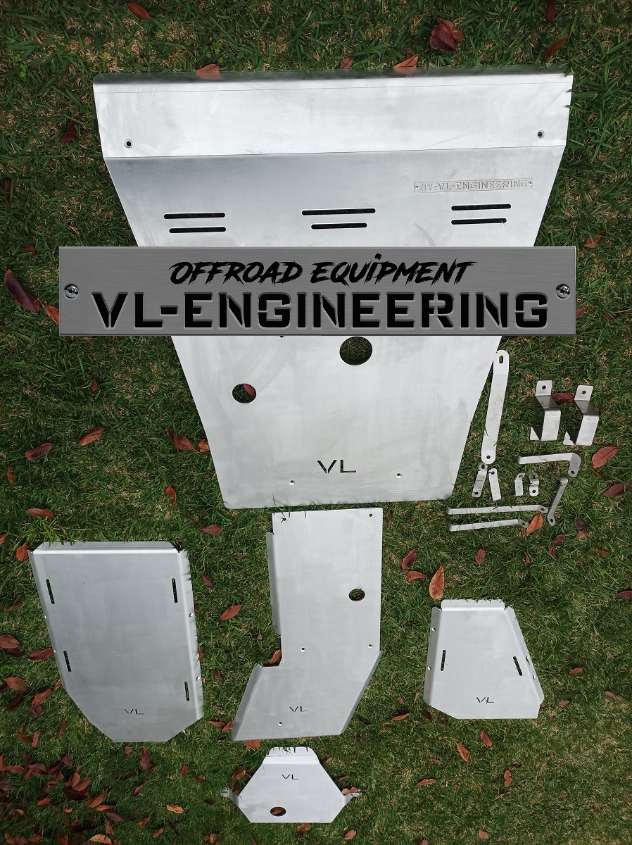 Cj. Protecções Touareg (opção 8mm a frontal+ 6mm restantes) - Image 2