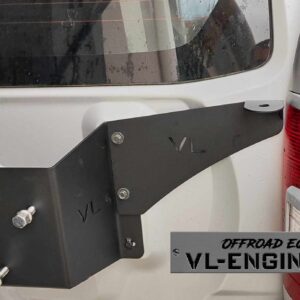 Suporte de pneu suplente V60 DID (em inox lacado)