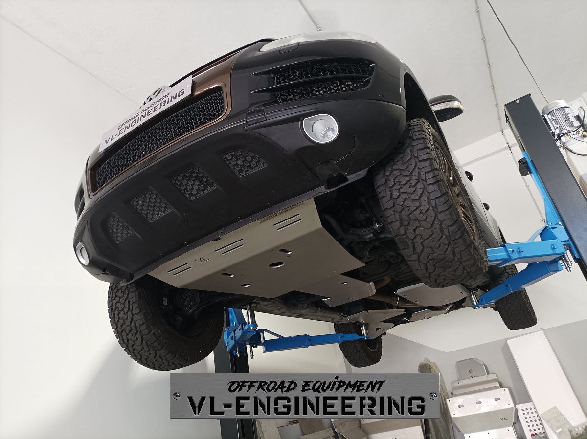 Cj. Protecções Touareg (opção 8mm a frontal+ 6mm restantes)