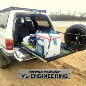 Bandeja deslizante para caixa de carga