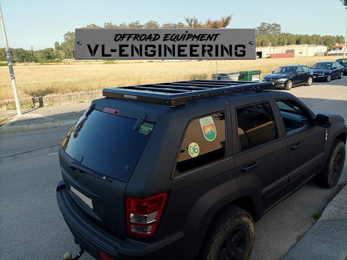 Grade de tejadilho Grand Cherokee WK (alumínio de 5mm) - Image 4