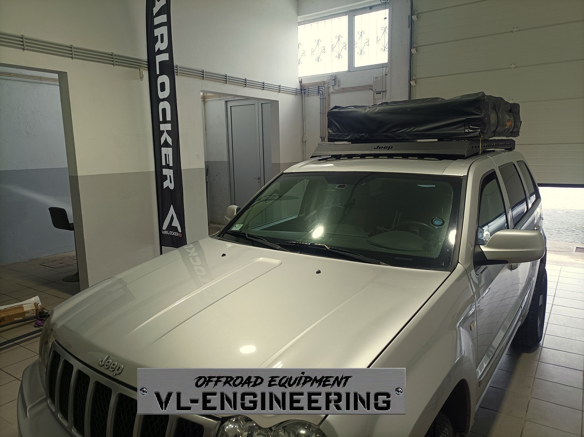 Grade de tejadilho Grand Cherokee WK (alumínio de 5mm) - Image 9