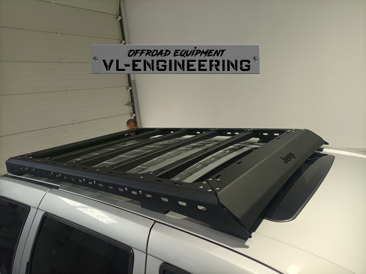 Grade de tejadilho Grand Cherokee WK (alumínio de 5mm) - Image 3