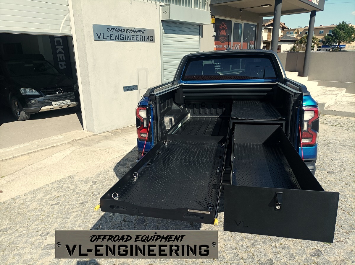 Meia Bandeja deslizante para Ford Raptor MK II